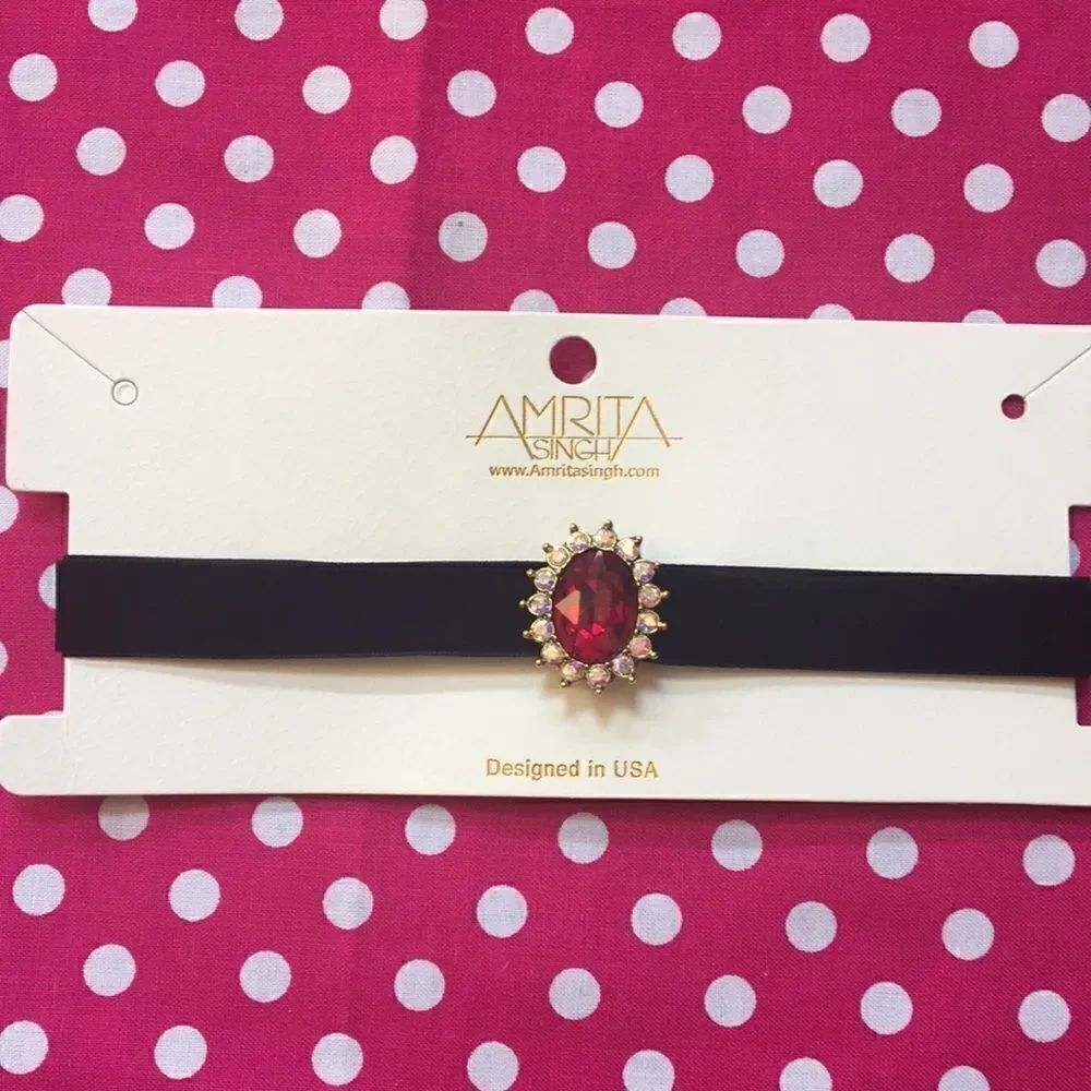 Amrita Singh Velvet Choker 